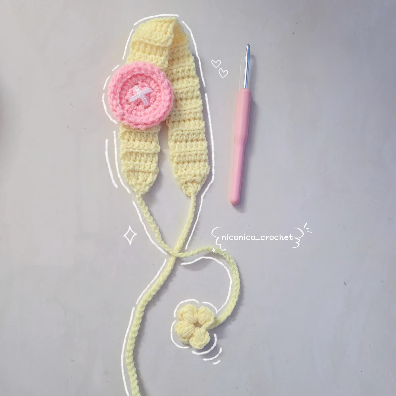 Button headband